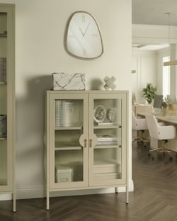 Armoire de bureau Acier Beige clair GLEORA - Beliani