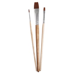 Set de 3 pinceaux déco - métal et vernis
