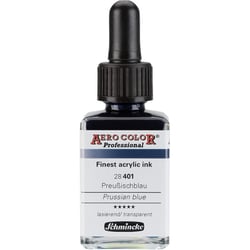 Encre acrylique - Extra-fine - Bleu de Prusse - 28 401 - Aéro Color Pro - Schmincke