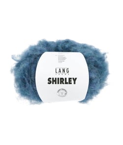 Pelote Shirley — Alpaga Superfine & Mérinos Super Chunky — Lang Yarns 88 Bleu