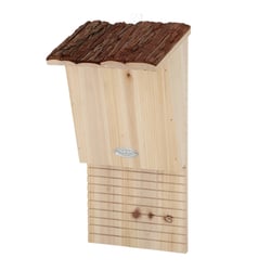 Nichoir chauve souris avec toit en écorce