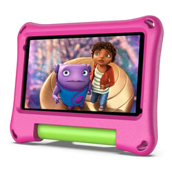 Tablette Tactile Enfant Android 13 Éducative Jeux Quad Core 4GB+64GB Rose YONIS