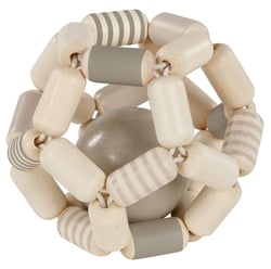 Hochet balle flexible gris blanc - Goki