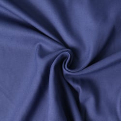 Tissu Gabardine extensible Bambou recyclé Aelys Bleu indigo