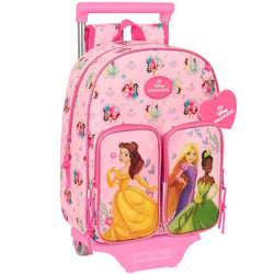 Sac à dos à roulettes Princesse Disney 34 CM Trolley Maternelle