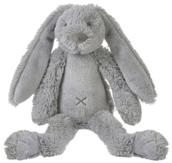 Peluche Lapin Richie gris clair 28 cm - Happy Horse