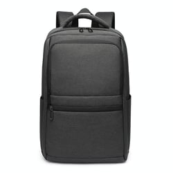 Sac À Dos Ordinateur Multifonctionnel Bleu Foncé Imperméable 15.6 Pouces Gris foncé YONIS