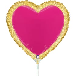 Ballon sur Tige Coeur - 26 cm