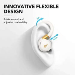 Ecouteurs sans fil Bluetooth 5.3 - Soundcore X20 - Blanc