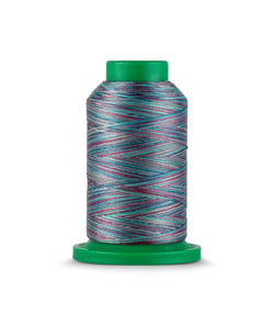 Cône de fil à broder Isacord n°40 Multicolore - 1000m - Amann Mettler 9970 multicolore