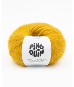 Pelote de laine à tricoter PINGO SALSA - Pingouin Doré Jaune