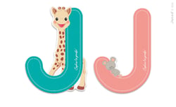 Lettre J Sophie la Girafe - Janod