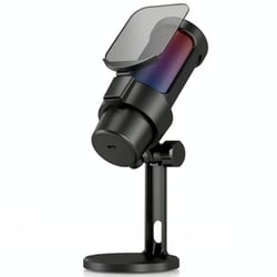 Microphone Professionnel De Bureau Avec Lumière RGB Audio Clair Et Hi-Fi YONIS