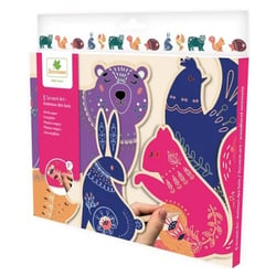 Pockets - Scratch art Les animaux des bois - Au Sycomore