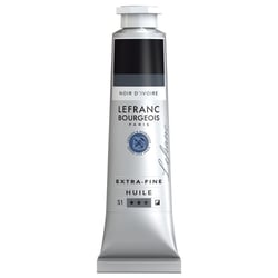 Peinture à l'huile - Extra-fine - Noir d'Ivoire - 269 - Lefranc Bourgeois - 40ml