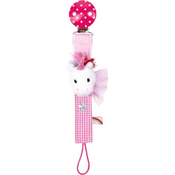 Bandeau de sucette Licorne BabyLuck - Rose