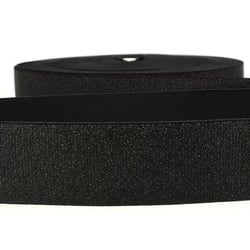 Elastique métal 40mm noir au mètre