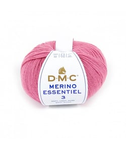 Pelote de laine Merino Essentiel 3 - DMC - Certifié Oeko-Tex 957 Rose