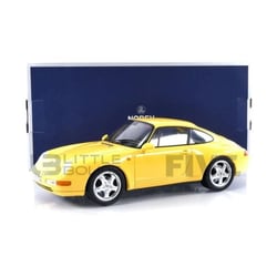 Voiture Miniature de Collection - NOREV 1/18 - PORSCHE 911 Carrera - Yellow - 1994