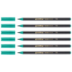 Feutre calligraphie pointe pinceau 1-3 mm - EDDING - Vert - Lot de 6