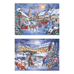 Puzzle 500 pièces - 2 Puzzles - Pièces XXL - Christmas Is Coming - HOP - House of Puzzles