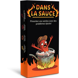 Dans la Sauce - Action/Verité Extrême - Mettez Le Feu à Vos Soirées ! Jeu de société Adulte, Jeu d'ambiance, Jeu de soirée, Jeu des problèmes