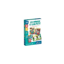 Puzzle éducatif Clementoni 16 mini-puzzles Animaux et leurs petits