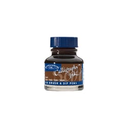 Encre pour calligraphie - Sépia - Winsor et Newton - Flacon de 30ml - Beaux-arts