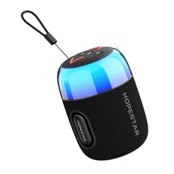 Mini Enceinte Bluetooth 10W Portable Avec Lumière RGB Autonomie 3-4H TWS FM Supportée Noir YONIS