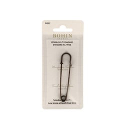 Epingles de sûreté kilt volute 76mm bronze antique