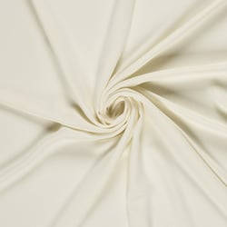 Tissu Crêpe stretch uni Ecru