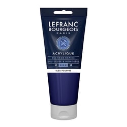 Peinture acrylique - Bleu pourpre - 045 - Fine - Lefranc Bourgeois - Tube 200ml