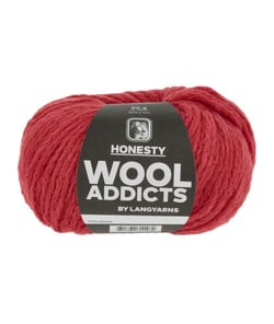 Pelote de Coton et Alpaga à tricoter HONESTY - Wool Addict 0060 Rouge