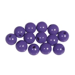 Perles en bois polies 10mm ø