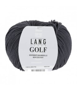 Coton à tricoter GOLF - Lang Yarns - PPSC 70 Gris