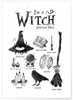 Affiche Witch Poster 3 | A3 : 29,7x42cm