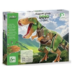 Maquette de dinosaure en cartons - Crealign - Vert