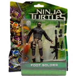 Figurine foot soldier 12 cm + accessoires - les tortues ninja - stadlbauer