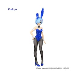 Re:Zero - Statuette BiCute Bunnies Rem Blue Color Ver. 30 cm