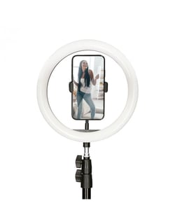 STUDIO PHOTO MAX ANNEAU LED AVEC TREPIED KSIX