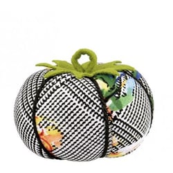 Tomate porte épingles pied de poule tropiques jaune 6cm