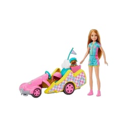 Poupée Stacie Mattel avec kart et accessoires inspirés de Barbie et Stacie
