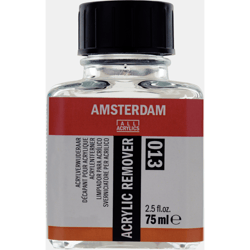 Médium - Décapant pinceaux - Peinture acrylique - Amsterdam - Flacon 75ml