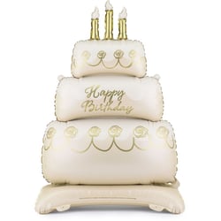 Ballon Aluminium Géant Gâteau   100 cm