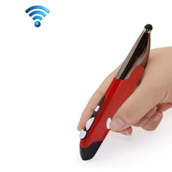 Souris Stylo Sans Fil 2.4GHz Pour PC et Laptop 10m Portée Ajustable 800/1200/1600 DPI Rouge YONIS