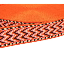 Bobine 14,5m sangle chevrons 38mm orange