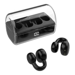 Ecouteurs Bluetooth Conduction Sonore Avec Affichage Digital Etanche Noir Noir YONIS