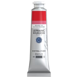 Peinture à l'huile - Extra-fine - Rouge de quinacridone - 384 - Lefranc Bourgeois - 40ml