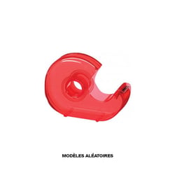 Dévidoir pour ruban adhésif - Plastique - Coloris aléatoire - Rechargeable