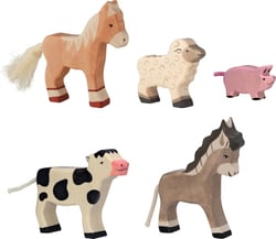 Ferme – Starter Pack 5 pièces bois - Holztiger
